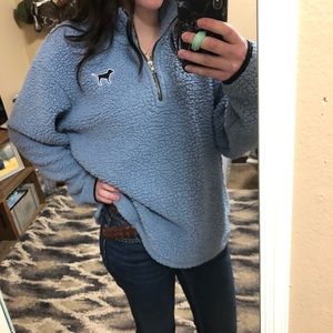 PINK Sherpa pullover